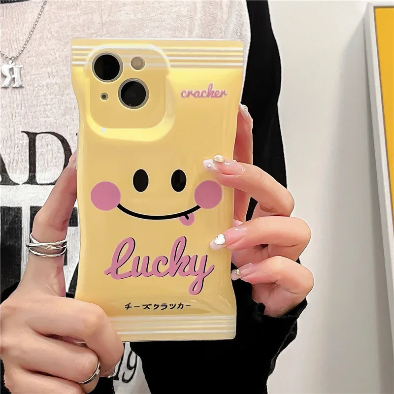 Funny Korean Style Yellow Smiley Phone Case For iPhone 13 12 11Por Max XS XR Candy Bag Creative Soft Shell Case
Funny Korean Style Yellow Smiley Phone Case For iPhone 13 12 11Por Max XS XR Candy Bag Creative Soft Shell Case