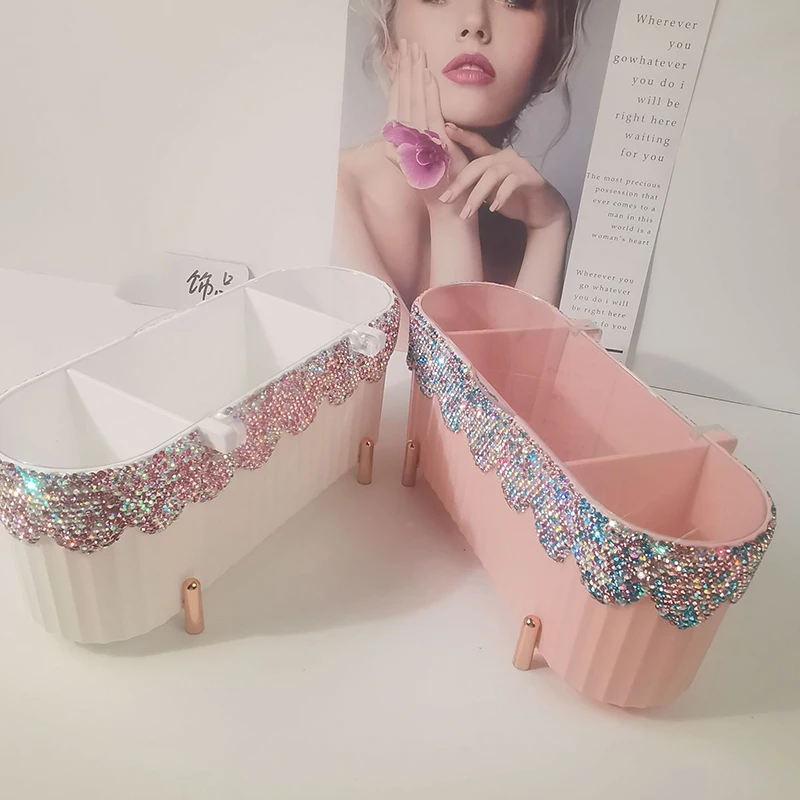 Luxury Cotton Swab Organizer Holder Diamond Cotton Pad Storage Box Transparent Lid Makeup Desktop Tool Jewelry Case Container
Luxury Cotton Swab Organizer Holder Diamond Cotton Pad Storage Box Transparent Lid Makeup Desktop Tool Jewelry Case Container