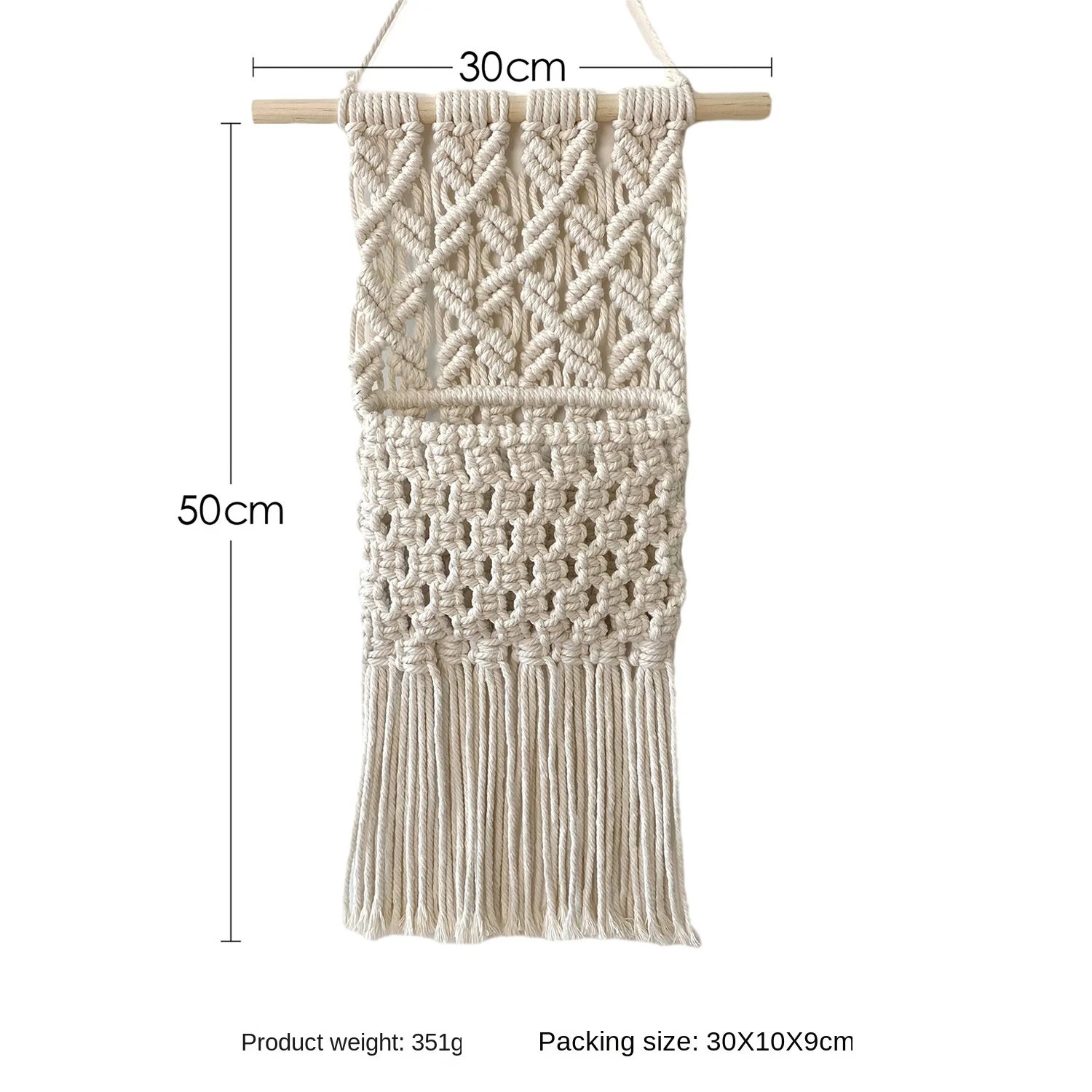 Nordic Woven Storage Tapestry - Bedside Book Pocket Organizer 5 S5f6fe8ccea3640608bbf1ba66b58eb9eo