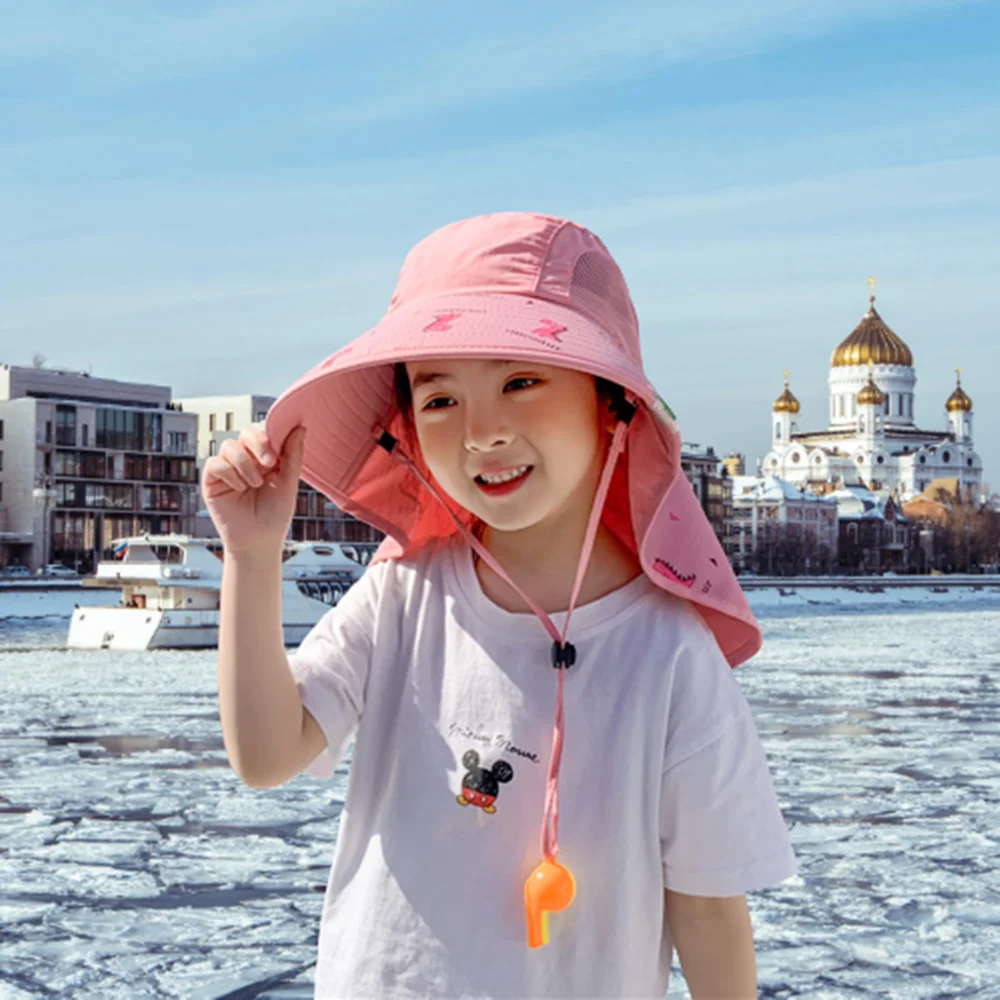 Summer Fisherman Caps 360° Wide Brim UV Protection Baby Bucket Hat Cartoon Boys Girls Cap Children Panama Outdoor Beach Sun Hats
Summer Fisherman Caps 360° Wide Brim UV Protection Baby Bucket Hat Cartoon Boys Girls Cap Children Panama Outdoor Beach Sun Hats