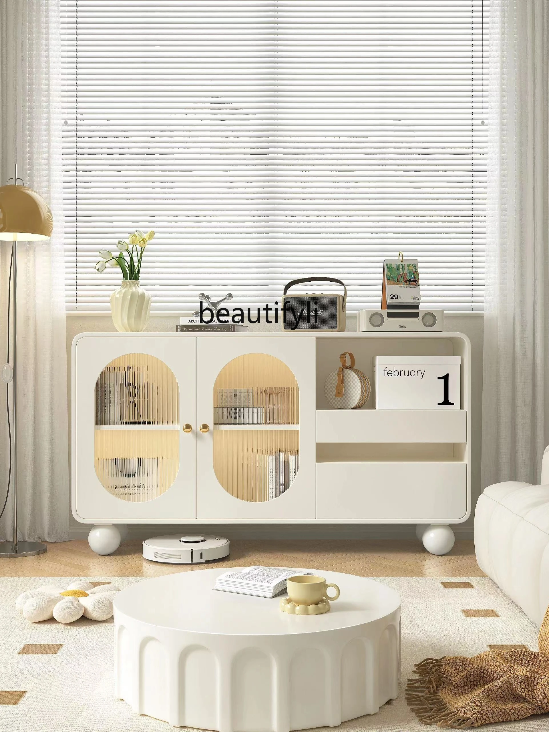 New Simple Windows and Cabinets Household Small Apartment Light Luxury Bedroom Storage White Sideboard Cabinet
New Simple Windows and Cabinets Household Small Apartment Light Luxury Bedroom Storage White Sideboard Cabinet