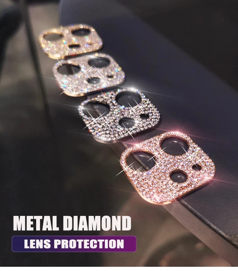 Bling Diamond Camera Lens Protector Case For iPhone 11 13 15 Plus14 Pro Max 12 Mini Rhinestone Glitter Metal Screen Protectors
Bling Diamond Camera Lens Protector Case For iPhone 11 13 15 Plus14 Pro Max 12 Mini Rhinestone Glitter Metal Screen Protectors