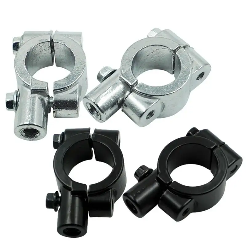 Motorcycle Handlebar Mirror Mount 2PCS Black Silver Motorbike Handlebar Mirror Mount Clamp Rear View Mirror Holder For Bikes
Motorcycle Handlebar Mirror Mount 2PCS Black Silver Motorbike Handlebar Mirror Mount Clamp Rear View Mirror Holder For Bikes