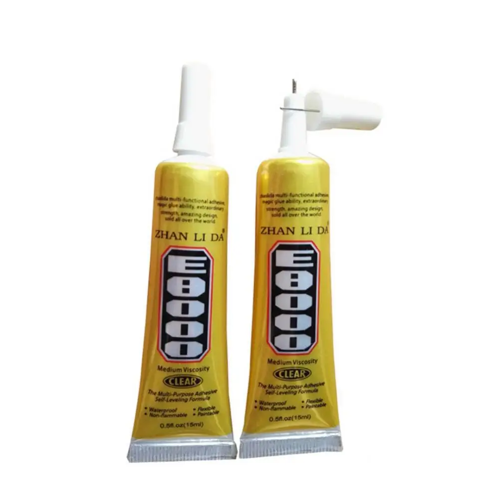 Adhesive Glue E8000 15ml Clear Adhesive DIY Craft Phone Screen Jewelry Repair Sealant Glue 2020
Adhesive Glue E8000 15ml Clear Adhesive DIY Craft Phone Screen Jewelry Repair Sealant Glue 2020