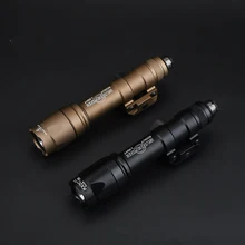 Airsoft Surefir M600 M600C Scout Flashlight 340Lumens LED Tatical Hunting Gun Weapon Light with Dual Function Tape Swtich
Airsoft Surefir M600 M600C Scout Flashlight 340Lumens LED Tatical Hunting Gun Weapon Light with Dual Function Tape Swtich