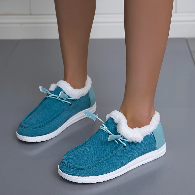 2023 New Womens Winter Ankle Boots Slip on Suede Snow Boots Plush Natural Fur Warm Cotton Shoes Outdoor Casual Ladies Flat Shoes
2023 New Womens Winter Ankle Boots Slip on Suede Snow Boots Plush Natural Fur Warm Cotton Shoes Outdoor Casual Ladies Flat Shoes