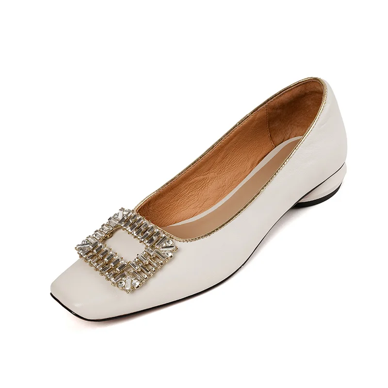 2023 Luxury New Rhinestone Square Button Women Pumps Lady Shallow Round Heel Square Toe Comfortable Elegant Low Heel Party Shoes
2023 Luxury New Rhinestone Square Button Women Pumps Lady Shallow Round Heel Square Toe Comfortable Elegant Low Heel Party Shoes