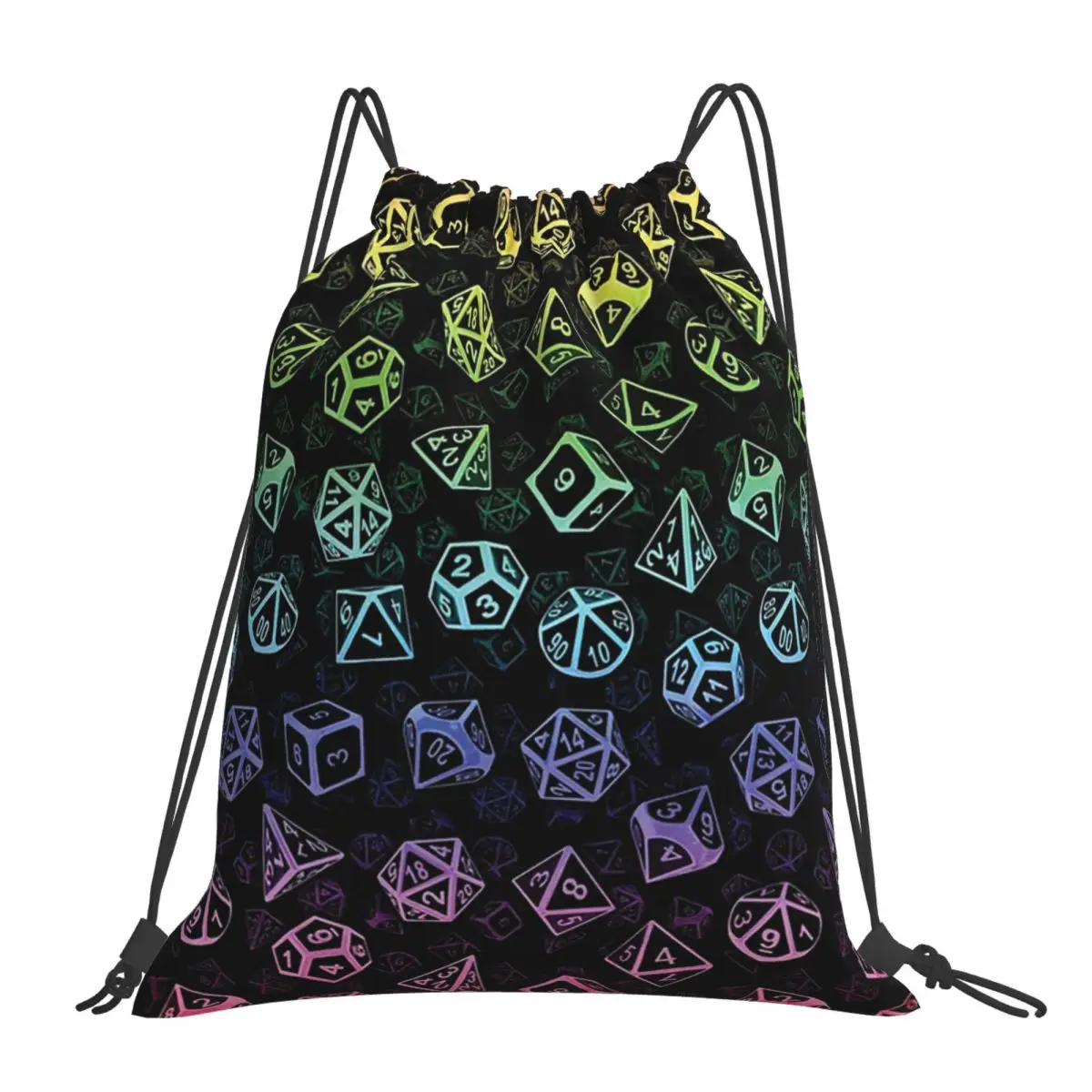 D20 Dice Set Pattern (Rainbow) Backpacks Drawstring Bags Drawstring Bundle Pocket Sports Bag Book Bags For Travel School
D20 Dice Set Pattern (Rainbow) Backpacks Drawstring Bags Drawstring Bundle Pocket Sports Bag Book Bags For Travel School