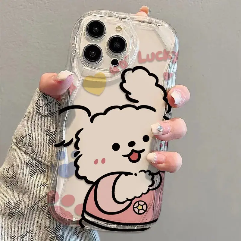 Phone Case For Lovers Couples Fit for iPhone 11 12 13 14 15 16 Pro Max XR X XS Mini 8 7 Plus SE 2020 Funda Cute Cartoon Bear Phone Case For Lovers Couples Fit for iPhone 11 12 13 14 15 16 Pro Max XR X XS Mini 8 7 Plus SE 2020 Funda Cute Cartoon Bear