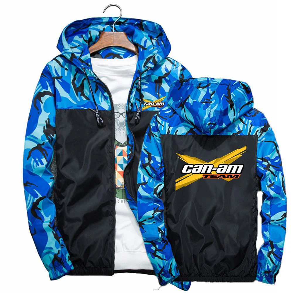 New CAN-AM BRP Men Splicing Camouflage Long Sleeves Zipper Hoodies Fashion Cotton Casual Jackets Windbreaker Man Hooded Clothing
New CAN-AM BRP Men Splicing Camouflage Long Sleeves Zipper Hoodies Fashion Cotton Casual Jackets Windbreaker Man Hooded Clothing