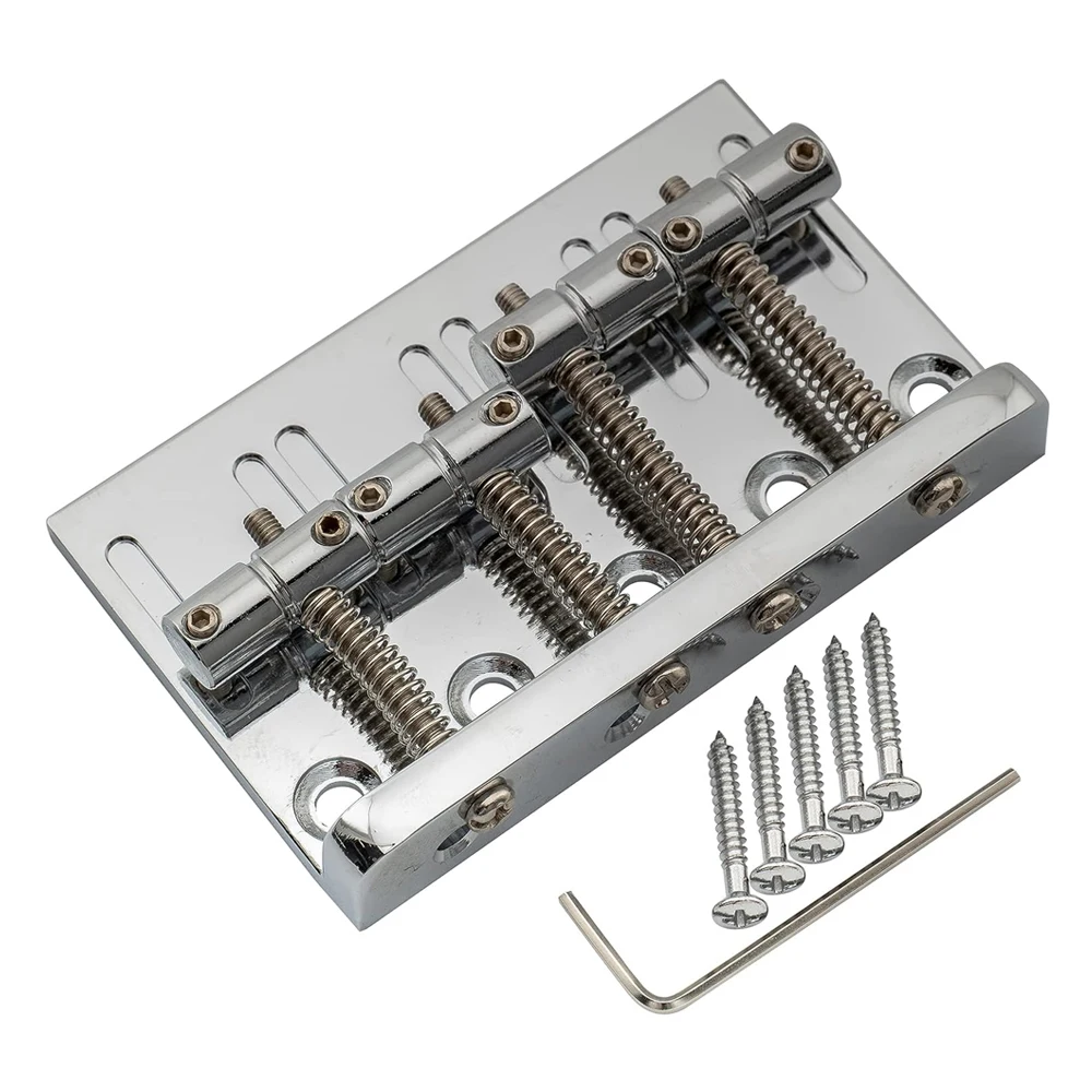 4 String Hardtail Bass Guitar Bridge for Fender Precision Jazz Bass PB JB Style Bass, Black Precision Bass and For Jazz Bass
4 String Hardtail Bass Guitar Bridge for Fender Precision Jazz Bass PB JB Style Bass, Black Precision Bass and For Jazz Bass