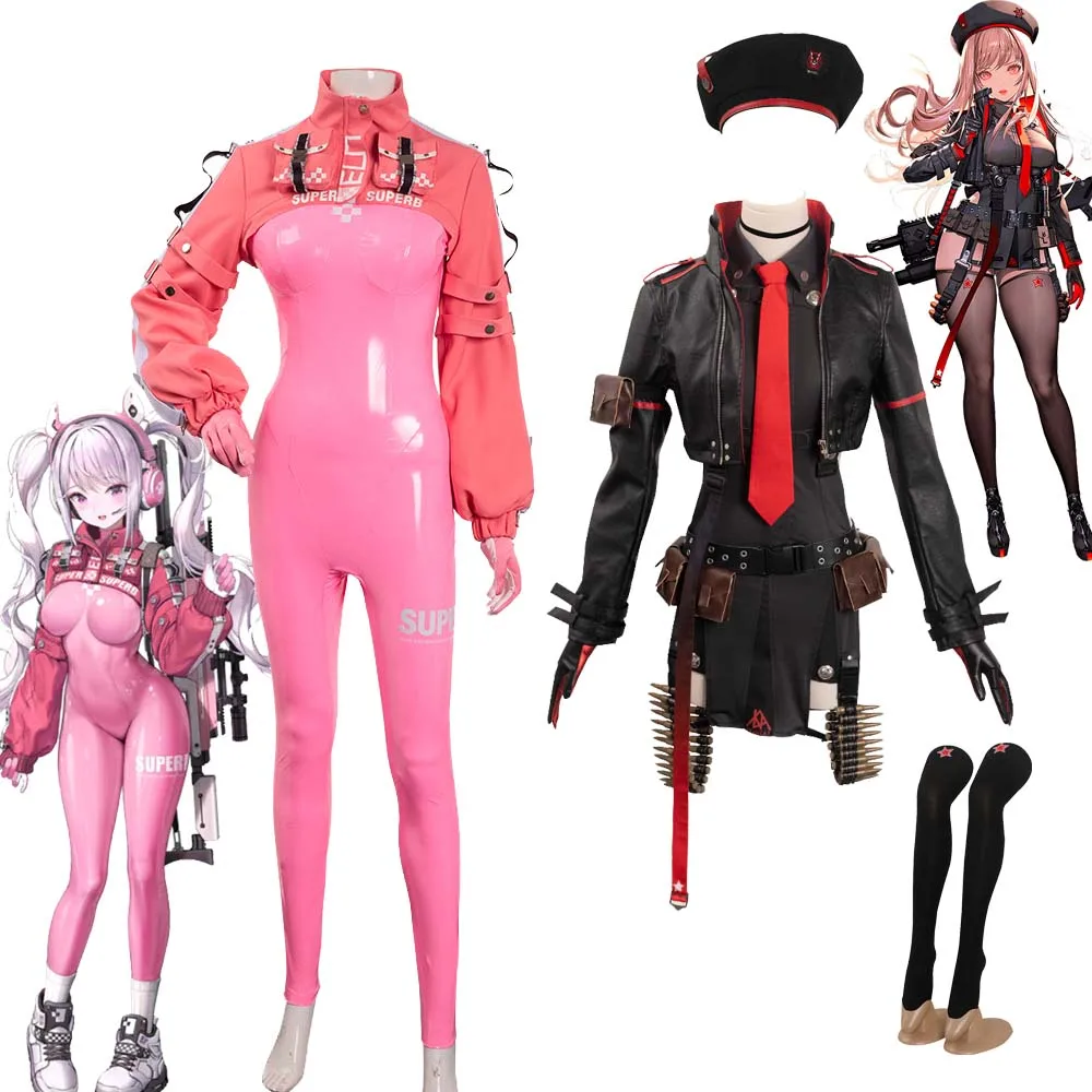 Alice Jumpsuit Cosplay Costume NIKKE goddess of victory Jumpsuit Outfits Halloween Carnival Party Suit Role Play for Ladies
Alice Jumpsuit Cosplay Costume NIKKE goddess of victory Jumpsuit Outfits Halloween Carnival Party Suit Role Play for Ladies