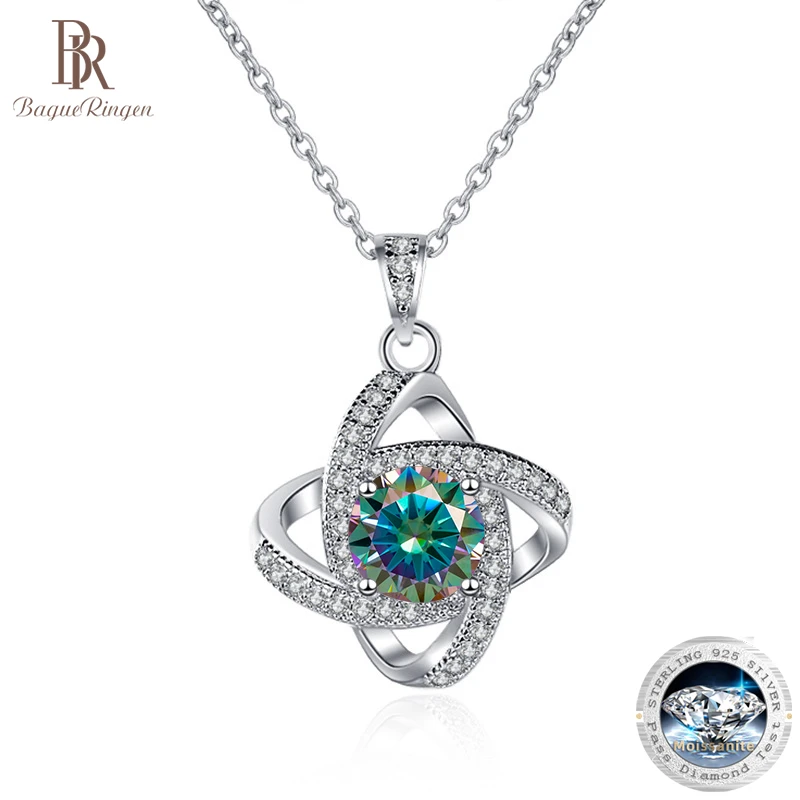 BagueRingen 1ct Moissanite Diamond Sterling S925 Silver Necklace Lucky Clover Pendant Simple Clavicle Chain Gift For Girlfriend
BagueRingen 1ct Moissanite Diamond Sterling S925 Silver Necklace Lucky Clover Pendant Simple Clavicle Chain Gift For Girlfriend