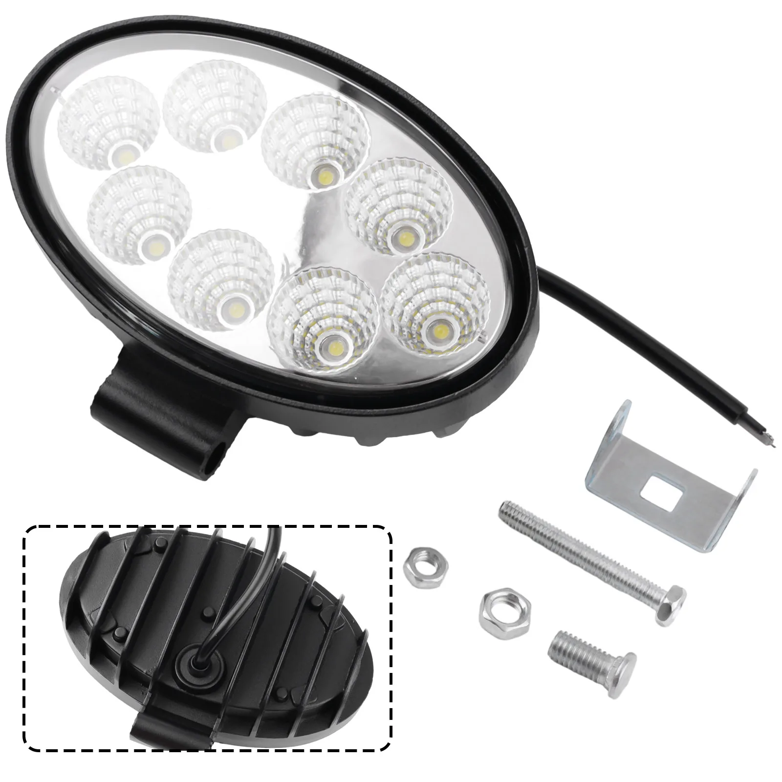 Oval LED Work Lamp Fog Light, 5 inch, Truck OffRoad Tractor, White Light, Higher Visibility, Easy Installation and Removal
Oval LED Work Lamp Fog Light, 5 inch, Truck OffRoad Tractor, White Light, Higher Visibility, Easy Installation and Removal