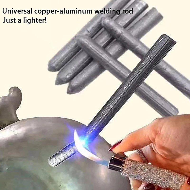 

3/4Pcs Universal Low Temperature Welding Rods Melt Copper Iron Stainless Steel Solder Rod For Soldering Al Repaired Tools