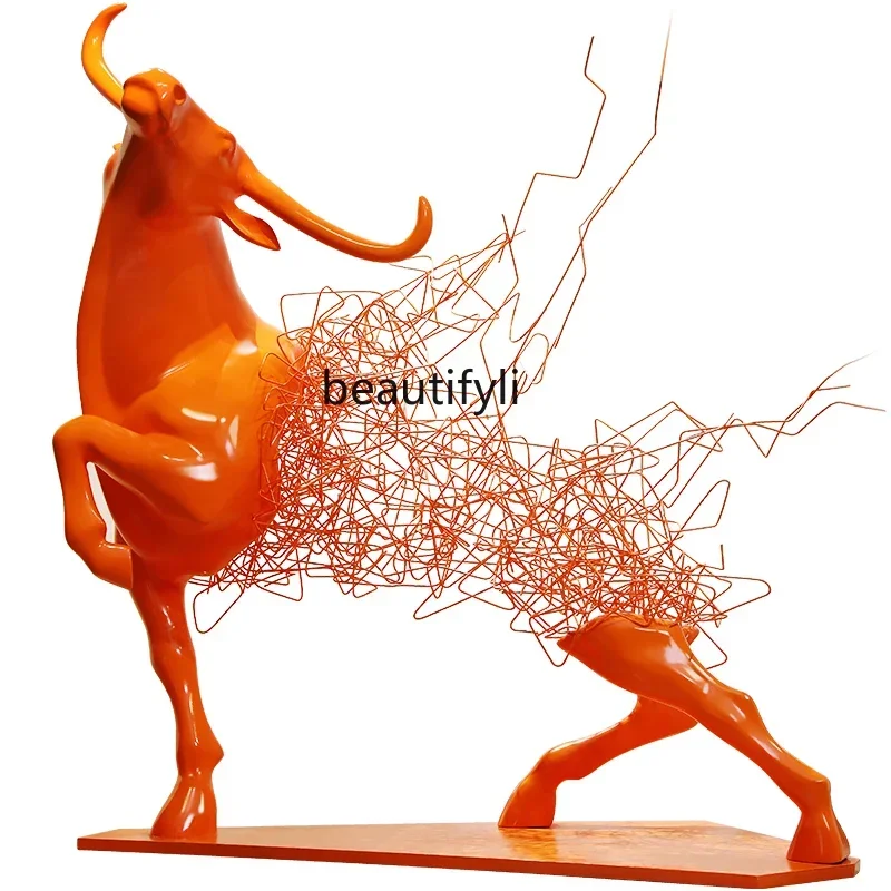 Sales Office Fu Niu Yingxin Abstract Sculpture Big Decorations Hotel Lobby Device Artwork Large Floor Decoration
Sales Office Fu Niu Yingxin Abstract Sculpture Big Decorations Hotel Lobby Device Artwork Large Floor Decoration