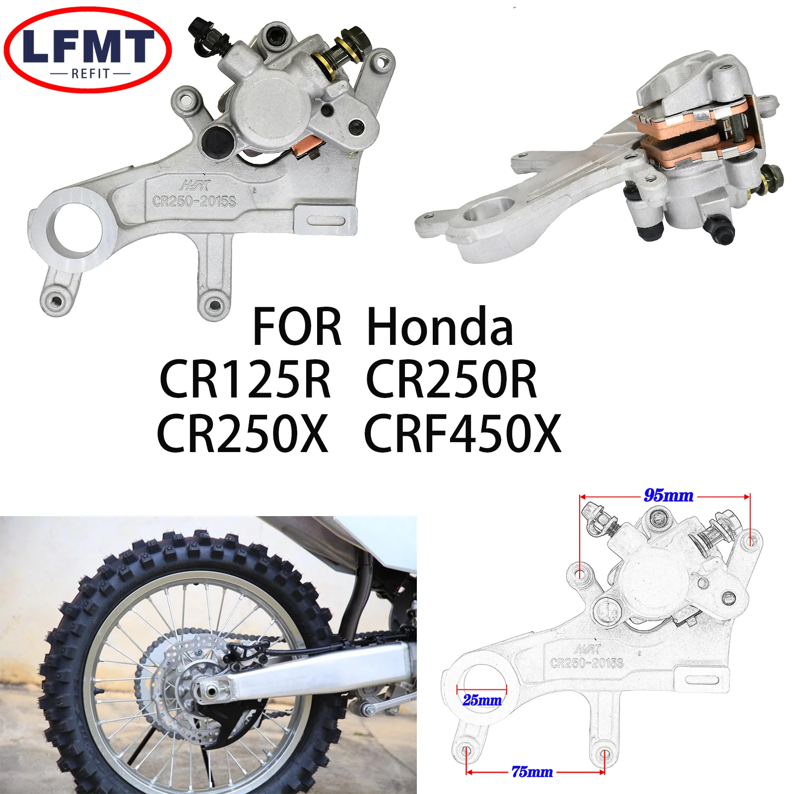 Dirt bike rear brake assembly For Honda CRF250R CRF450R CR125R CR250R CRF250X CRF450X CRF250RX CRF450RX CR CRF 250 450 R X RX
Dirt bike rear brake assembly For Honda CRF250R CRF450R CR125R CR250R CRF250X CRF450X CRF250RX CRF450RX CR CRF 250 450 R X RX