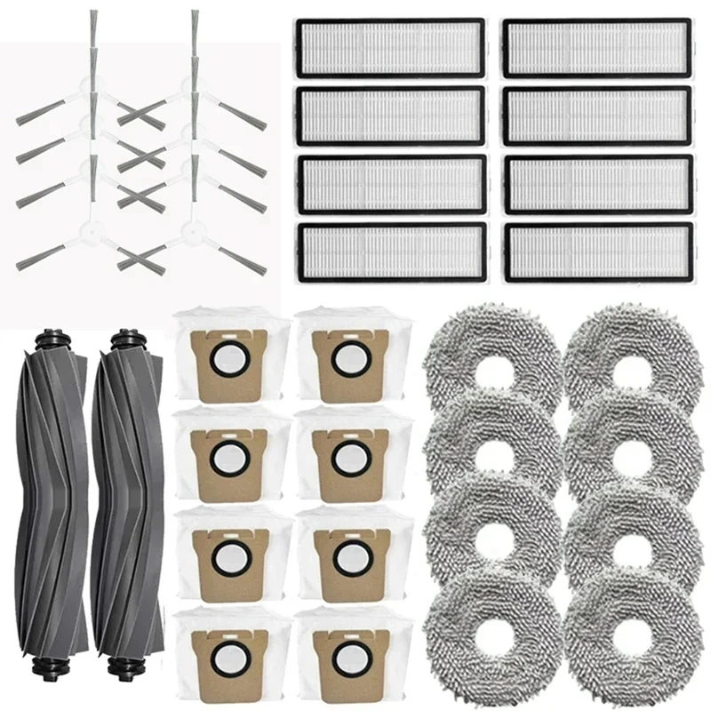 For Dreame Bot L20 Ultra / X20 Pro / L30 Ultra Replacement Spare Parts Accessories Main Side Brush Hepa Filter Mop Dust Bag
For Dreame Bot L20 Ultra / X20 Pro / L30 Ultra Replacement Spare Parts Accessories Main Side Brush Hepa Filter Mop Dust Bag