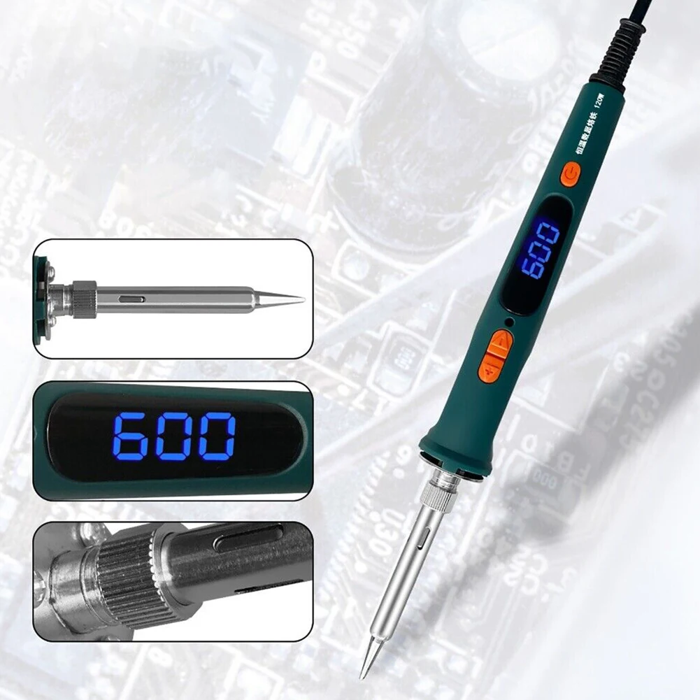 1 Set Soldering Iron Digita Digital Display Soldering Pen Welder Supplies Welding 120W 220V Constant Temperature
1 Set Soldering Iron Digita Digital Display Soldering Pen Welder Supplies Welding 120W 220V Constant Temperature