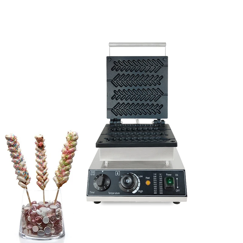 Commercial clollipop waffle maker 4pcs Wheat shape Type Lolly Waffle Stick Maker wheat Making Machine waffle crepes pack 
Commercial clollipop waffle maker 4pcs Wheat shape Type Lolly Waffle Stick Maker wheat Making Machine waffle crepes pack