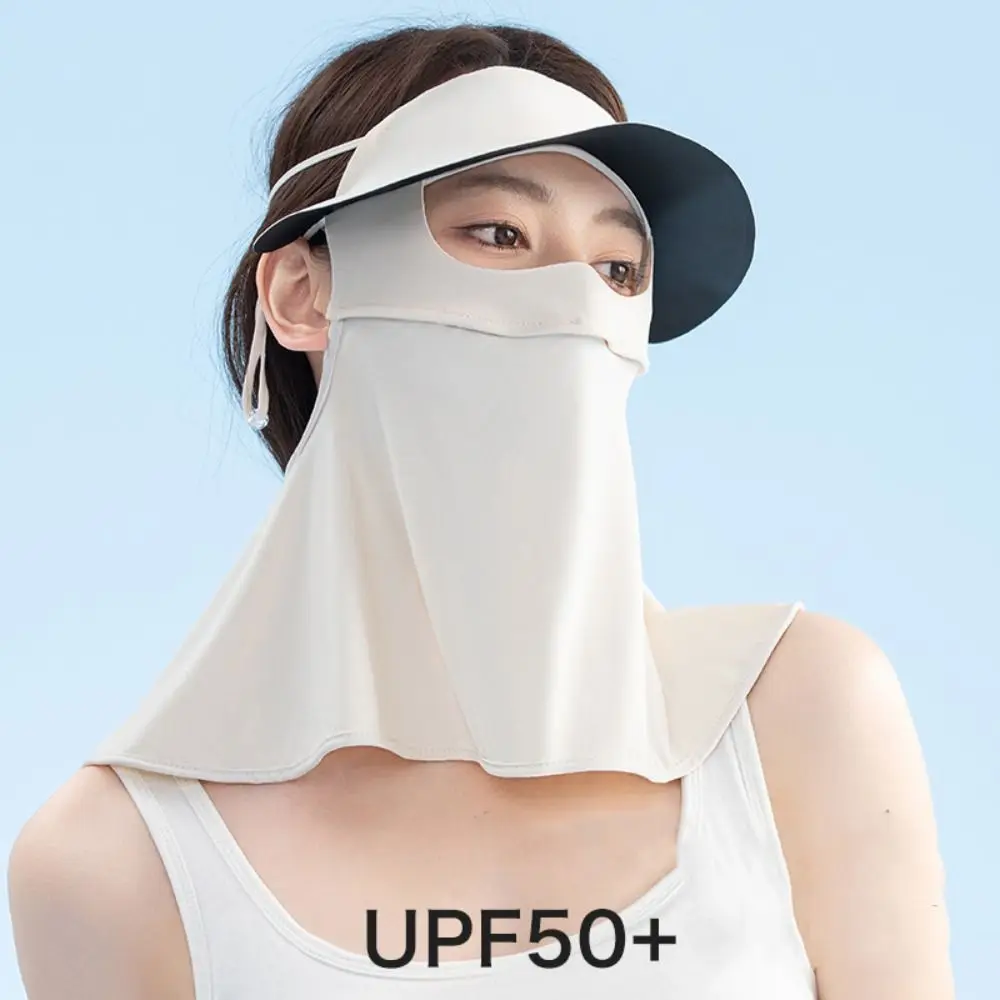 

Летняя шелковая маска, тонкая маска для лица, однотонная маска для лица Gini, шарфы для лица, солнцезащитный шарф для лица, накидка для лица для верховой езды
