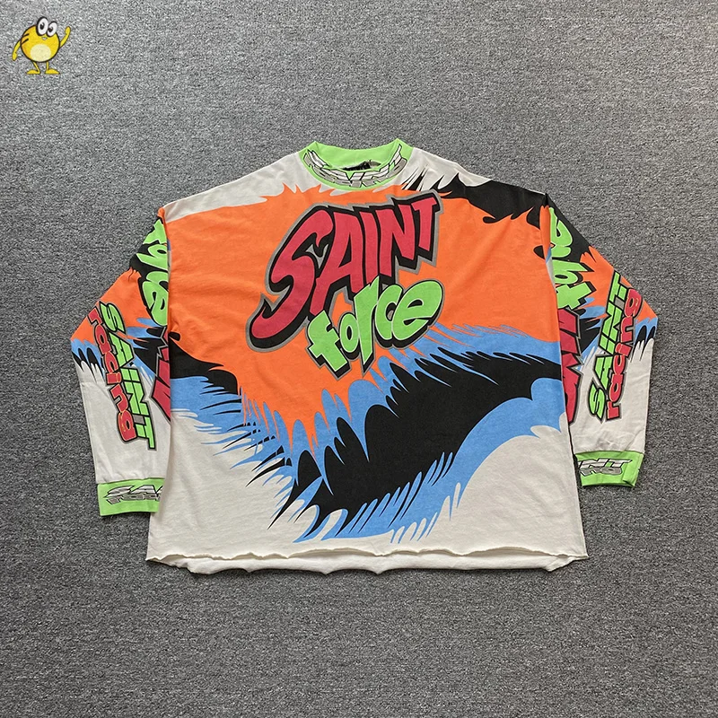 Fashion Saint Michael Long Sleeve T Shirt Men Woman 100% Cotton High Street Summer Vintage Top Tees
Fashion Saint Michael Long Sleeve T Shirt Men Woman 100% Cotton High Street Summer Vintage Top Tees