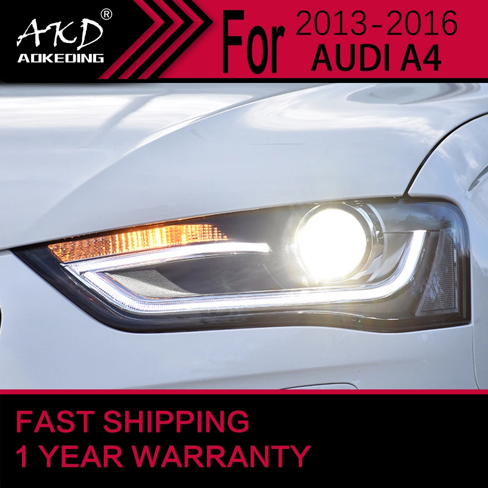 Car Lights for Audi A4 A4L LED Headlight 2013-2016 S4 Head Lamp Drl Projector Lens Automotive Accessories
Car Lights for Audi A4 A4L LED Headlight 2013-2016 S4 Head Lamp Drl Projector Lens Automotive Accessories