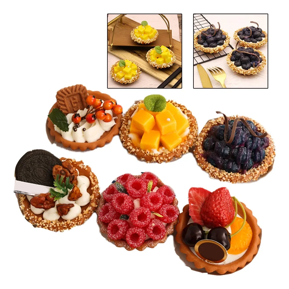 6pcs Simulation Cake Model Fake Fruit Cake Tart Dessert Decoration Ornaments 8*5.5cm Decoration Crafts Accessories
6pcs Simulation Cake Model Fake Fruit Cake Tart Dessert Decoration Ornaments 8*5.5cm Decoration Crafts Accessories