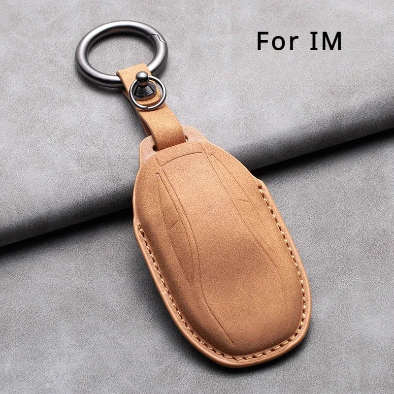 New Leather Car Remote Key Case Cover Fit for IM 2022 L7 2023 LS6 2023 LS7 Auto Key Fob Shell Suede Leather Keychain Accessories
New Leather Car Remote Key Case Cover Fit for IM 2022 L7 2023 LS6 2023 LS7 Auto Key Fob Shell Suede Leather Keychain Accessories