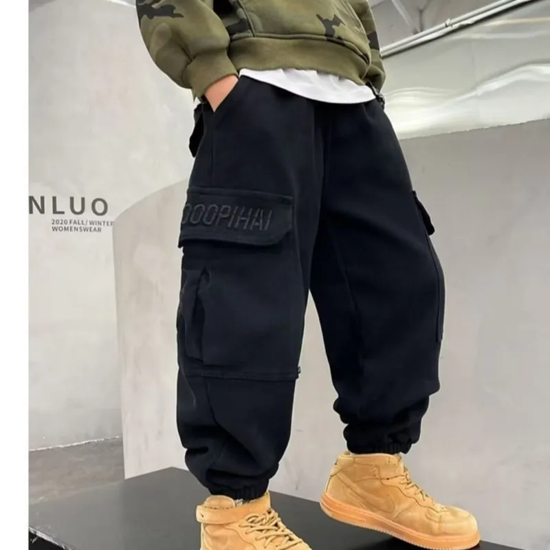 Boys Wear Winter Pants For Children Boys' Sweatpants Children's Boy's Clothing Kids Clothes Teenagers Free Shipping Items Cargo
Boys Wear Winter Pants For Children Boys' Sweatpants Children's Boy's Clothing Kids Clothes Teenagers Free Shipping Items Cargo