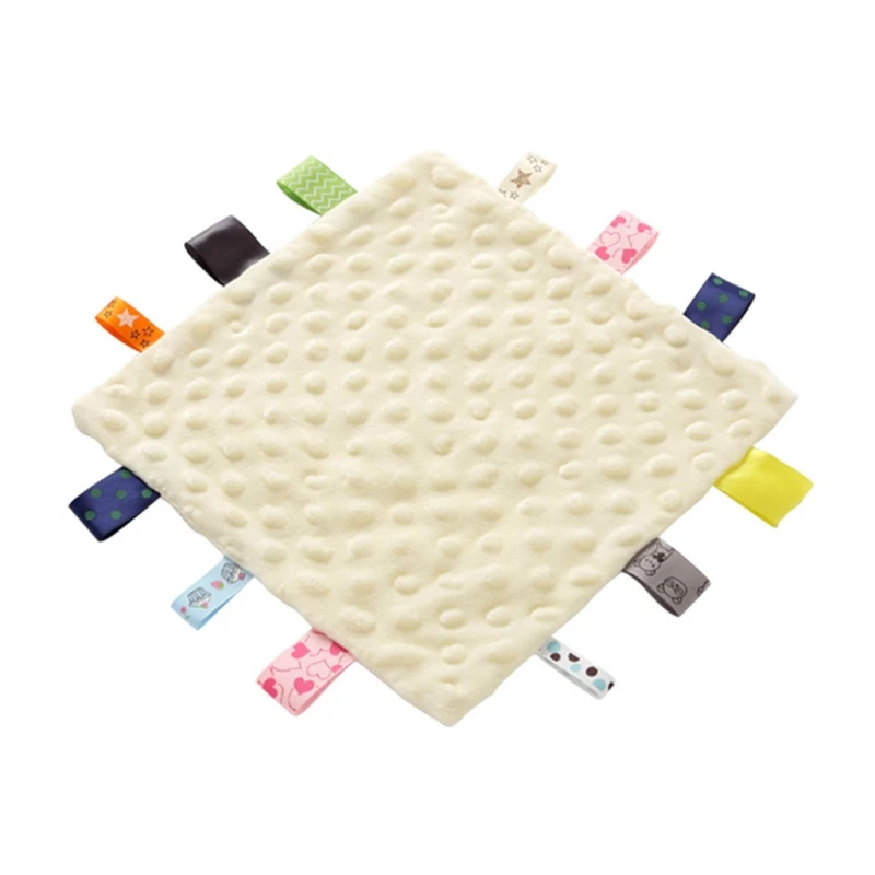 

Baby Appease Towel Soft Soother Teether Infants Comfort Sleeping Nursing Cuddling Square Sensory Security Blanket with Tags