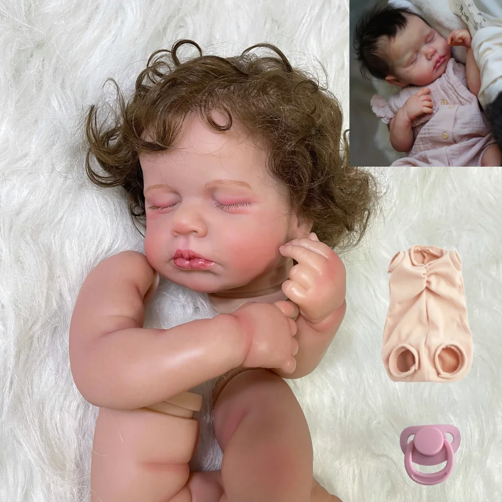 20Inches Unassembled Painted Reborn Doll LouLou With Hair Transplant Cloth Body Handmade 3D Painted Unfinished Doll Parts
20Inches Unassembled Painted Reborn Doll LouLou With Hair Transplant Cloth Body Handmade 3D Painted Unfinished Doll Parts