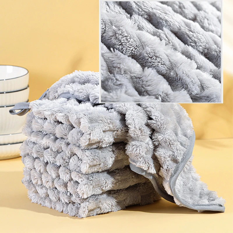 3Pcs/set Lazy Rag Velvet Kitchen Dish Towel Rag Non-stick Cleaning Cloths for Kitchen and House Cleaning Water-absorbing
3Pcs/set Lazy Rag Velvet Kitchen Dish Towel Rag Non-stick Cleaning Cloths for Kitchen and House Cleaning Water-absorbing
