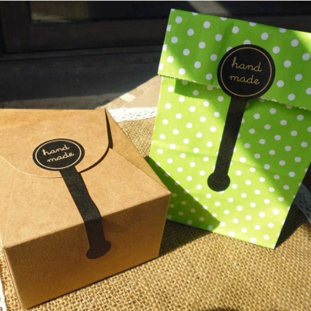 Hand Made Self Adhesive Stickers Black Long Label Stickers Lollipop Sealing Stickers Candy Cookie Bakery Cake Sweet
Hand Made Self Adhesive Stickers Black Long Label Stickers Lollipop Sealing Stickers Candy Cookie Bakery Cake Sweet