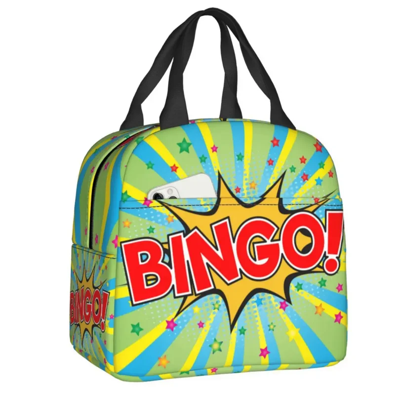 Hot Game Bingo Lunch Bag Leakproof Cooler Thermal Insulated Lunch Box For Women Kids School Beach Camping Travel Food Tote Bags
Hot Game Bingo Lunch Bag Leakproof Cooler Thermal Insulated Lunch Box For Women Kids School Beach Camping Travel Food Tote Bags