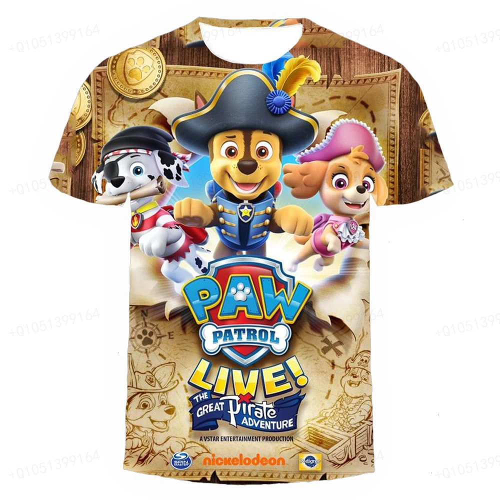2023 Paw Patrol Boy Baby Cartoon Print Short Sleeve T-shirt Round Neck Casual Short T Street Fashion Children's T-shirt Clothing
2023 Paw Patrol Boy Baby Cartoon Print Short Sleeve T-shirt Round Neck Casual Short T Street Fashion Children's T-shirt Clothing