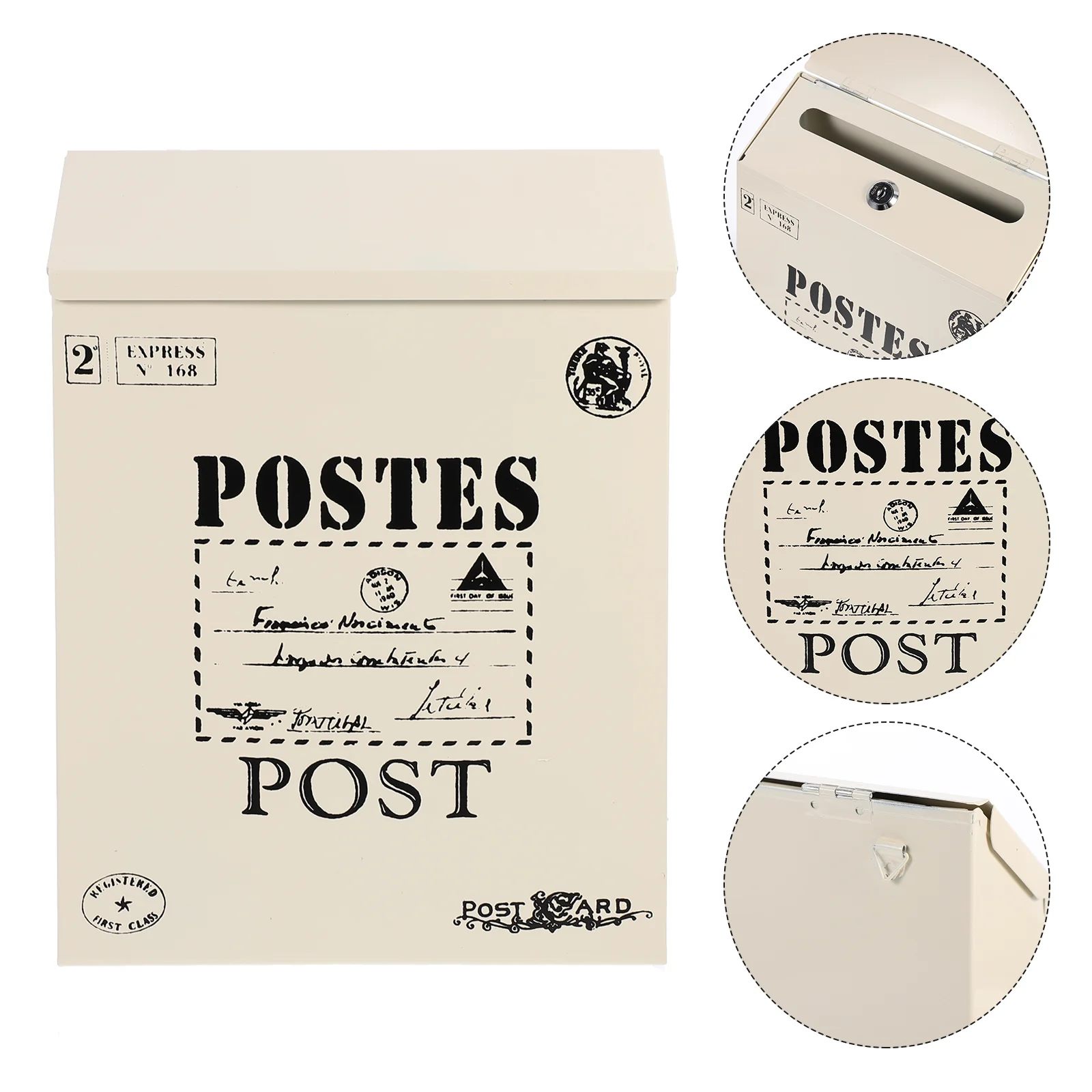 Vintage Wall Mount Mailbox Outdoor Locking Letter Newspaper Box Retro Postal Mail Letter Newspaper Organizer Garden Decoration
Vintage Wall Mount Mailbox Outdoor Locking Letter Newspaper Box Retro Postal Mail Letter Newspaper Organizer Garden Decoration