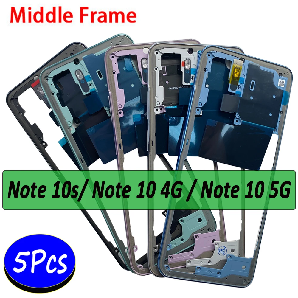 5Pcs,Middle Frame With Volume Side Button For Xiaomi Redmi Note 10S 10 4G 5G Front Housing Middle Bezel Chassis Shell Parts
5Pcs,Middle Frame With Volume Side Button For Xiaomi Redmi Note 10S 10 4G 5G Front Housing Middle Bezel Chassis Shell Parts