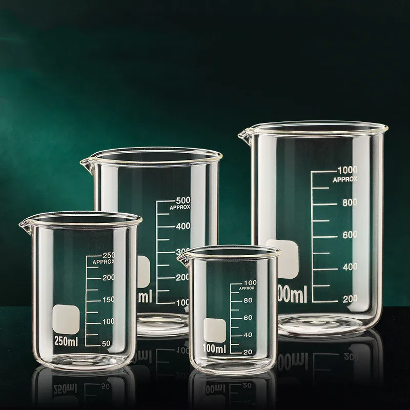 

50/100/150/250/500/1000 мл стеклянный мерный стакан прозрачный градуирующий стакан термостойкий стакан кухонные инструменты для выпечки