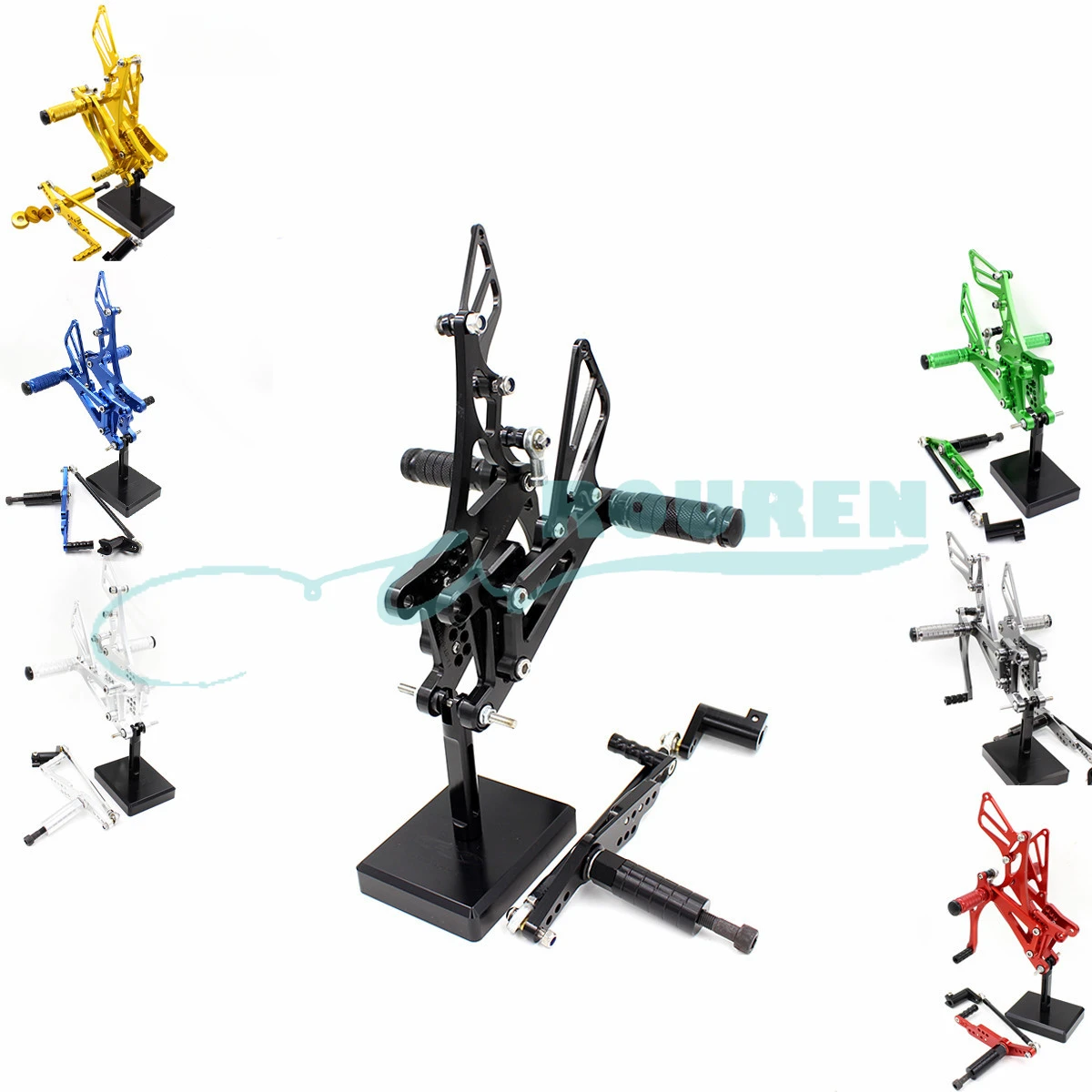 CNC Rear Set Stand Footpegs Motorcycle Rearset Footrest Foot Pedal Pegs for Yamaha YZF R1 1998-2018 Shift Lever Bracket Modified
CNC Rear Set Stand Footpegs Motorcycle Rearset Footrest Foot Pedal Pegs for Yamaha YZF R1 1998-2018 Shift Lever Bracket Modified