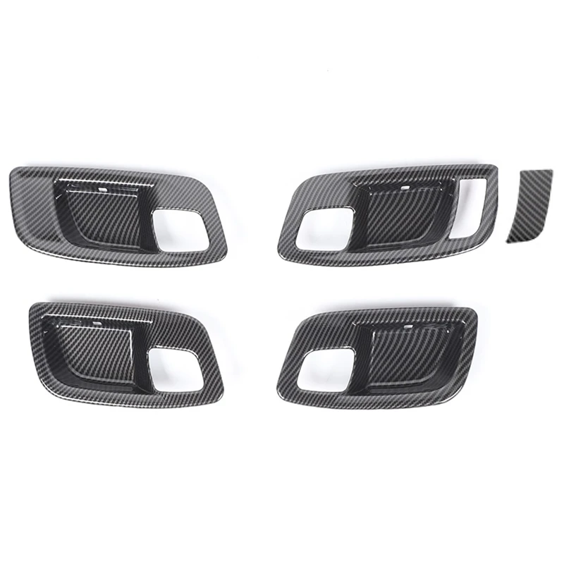 5PCS Car Inner Door Handle Bowl Cover Trim For 2011-2021 Dodge Charger Interior Decoration Accessories, Carbon Fiber
5PCS Car Inner Door Handle Bowl Cover Trim For 2011-2021 Dodge Charger Interior Decoration Accessories, Carbon Fiber