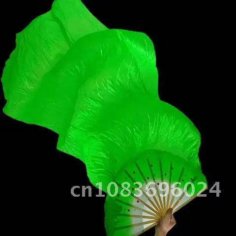 

Sale Hot Rainbow Silk Fans Dance Fan Party Foldable Handheld bamboo Fan Home Decoration Crafts Lengthening