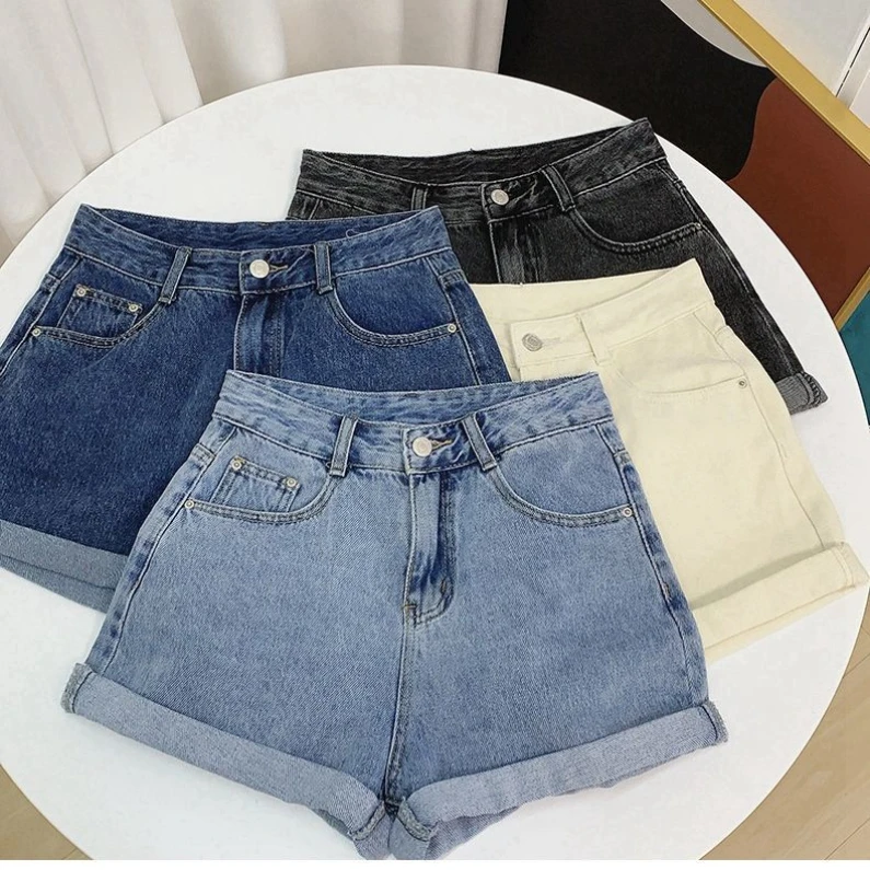 Summer Chic Classic Ins Women Basic Simple All-match Hot Sale High Waist Leisure Ulzzang Ladies Streetwear Vintage Denim Shorts
Summer Chic Classic Ins Women Basic Simple All-match Hot Sale High Waist Leisure Ulzzang Ladies Streetwear Vintage Denim Shorts