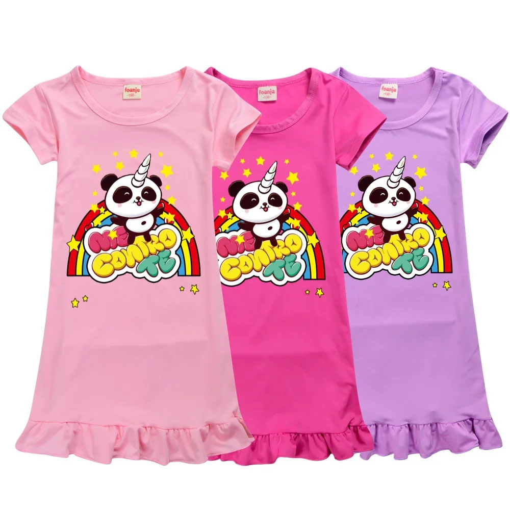 2023 Summer Girls Dress Me Contro Te Printing Sleepwear Girls Nightgowns Children's Party Dresses Pajamas For Kids
2023 Summer Girls Dress Me Contro Te Printing Sleepwear Girls Nightgowns Children's Party Dresses Pajamas For Kids