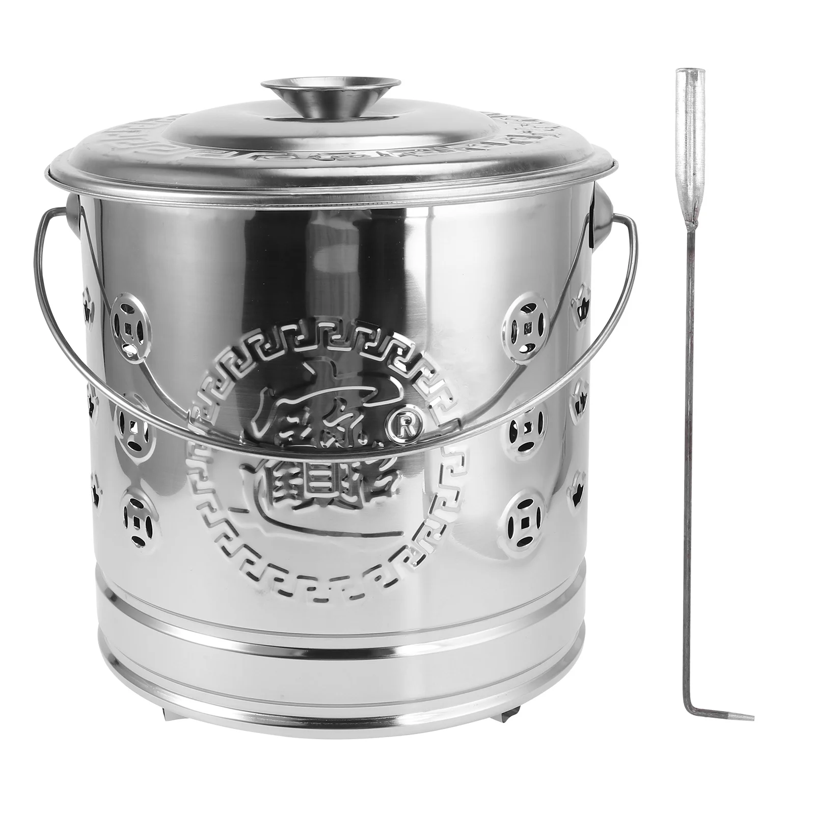Burning Fire Bin Useful Prime Burn Barrel Paper Burning Barrel Stainless Steel Incinerator For Outdoor
Burning Fire Bin Useful Prime Burn Barrel Paper Burning Barrel Stainless Steel Incinerator For Outdoor
