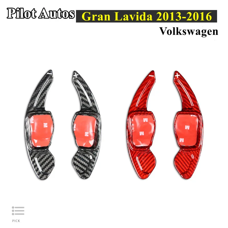 Genuine Carbon Fiber Steering Wheel Shift Paddle Extended Shifter Trim Cover For VW Volkswagen Gran Lavida 2013 2014 2015 2016
Genuine Carbon Fiber Steering Wheel Shift Paddle Extended Shifter Trim Cover For VW Volkswagen Gran Lavida 2013 2014 2015 2016