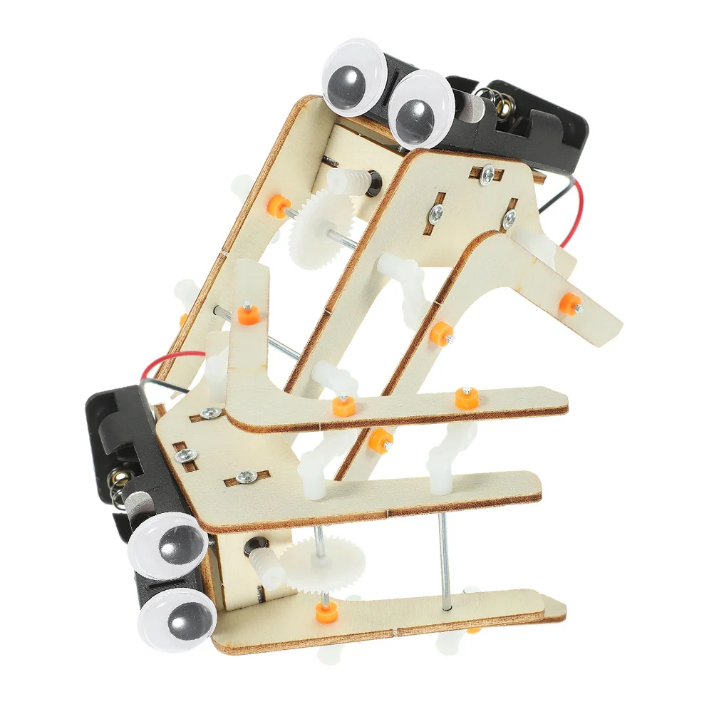 2 Sets Robot Kit DIY Spider Toy Wooden Plaything Scientific Experiment Plastic Science Craft Child Kids
2 Sets Robot Kit DIY Spider Toy Wooden Plaything Scientific Experiment Plastic Science Craft Child Kids