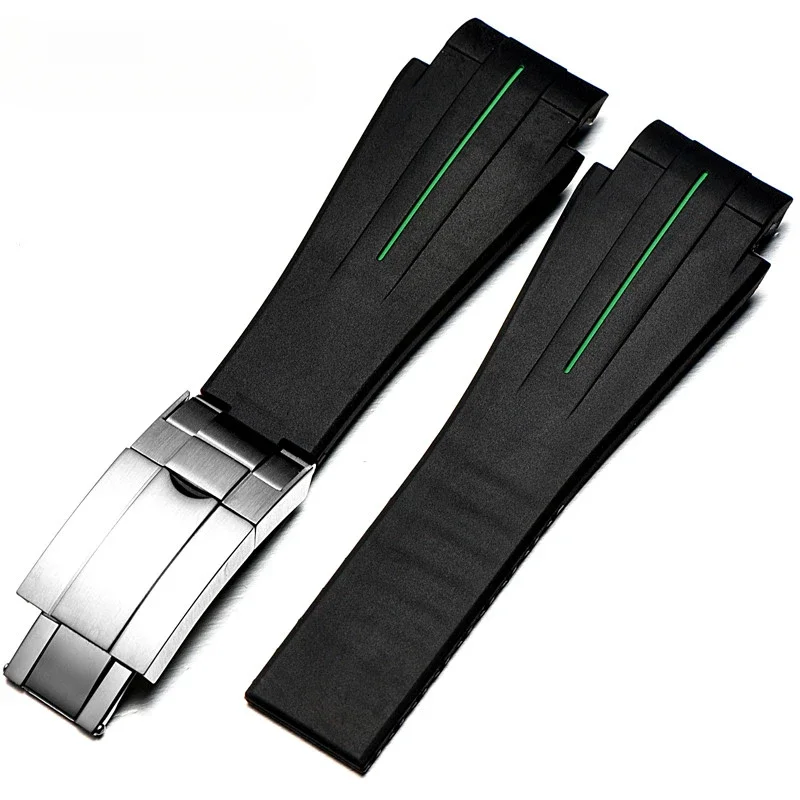 27x21mm Silicone Rubber Watch Strap for Rolex Water Ghost Ghost King Deepsea Pin Buckle Watch Bands Bracelet Montre Correas
27x21mm Silicone Rubber Watch Strap for Rolex Water Ghost Ghost King Deepsea Pin Buckle Watch Bands Bracelet Montre Correas