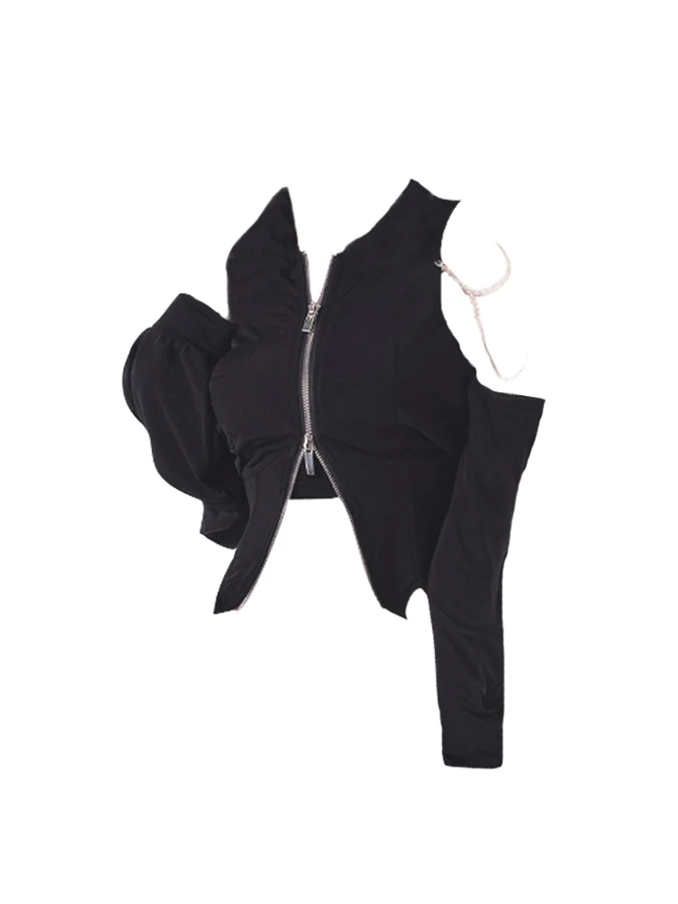 Женская куртка в готическом стиле, черная винтажная куртка в Корейском стиле с длинным рукавом, Y2k, в стиле 90-х годов, уличная одежда, верхняя одежда, 2023 
Женская куртка в готическом стиле, черная винтажная куртка в Корейском стиле с длинным рукавом, Y2k, в стиле 90-х годов, уличная одежда, верхняя одежда, 2023