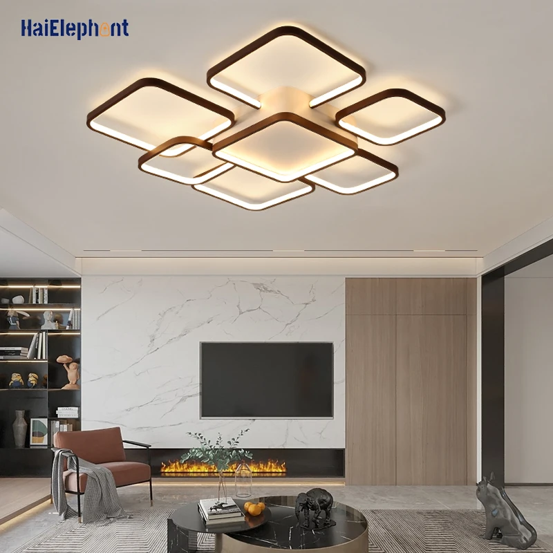 Modern Square Design LED Chandelier Lights For Living Room Bedroom Study Indoor Dimmable Lamps Home Deco Lighting Fixture Lustre
Modern Square Design LED Chandelier Lights For Living Room Bedroom Study Indoor Dimmable Lamps Home Deco Lighting Fixture Lustre